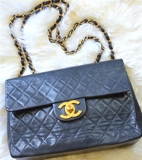 chanel classic flap maxi bag|Chanel vintage jumbo flap bag.